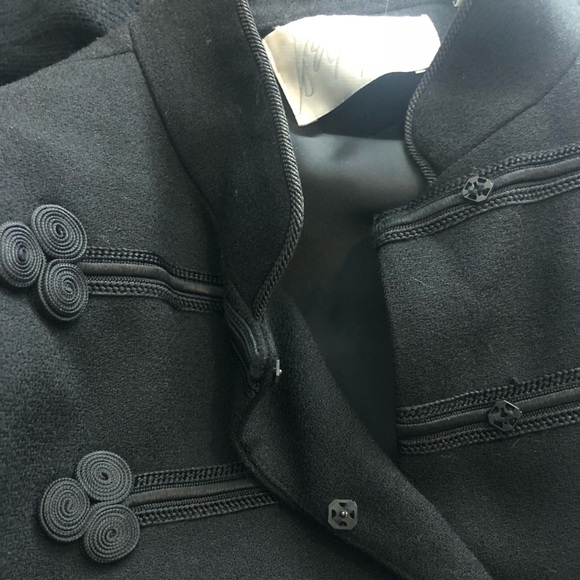 Lord & Taylor Vintage Military Style Pea Coat 14 - Picture 3 of 3